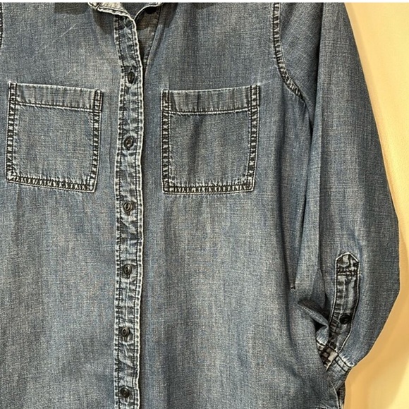 Madewell Denim Shirt Dress - Picture 5 of 6